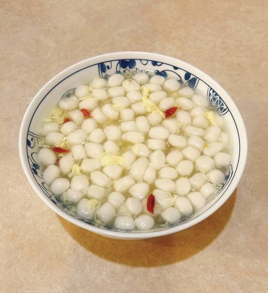 54. Osmanthus Rice Balls with Rice Wine 桂花米酒小圆子